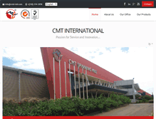 Tablet Screenshot of cmt-intl.com